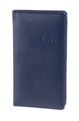Týdenní kapesní diář A6 "Obšitý" modrý