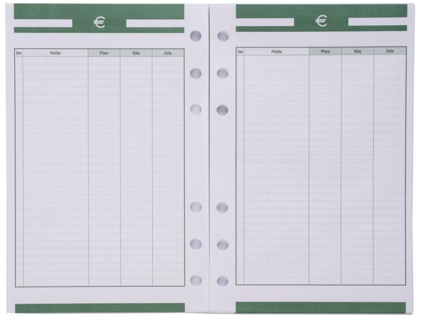 Peněžní deník A6