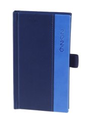 Týdenní kapesní diář A6 Variace modrý/světle modrý