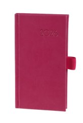 Týdenní kapesní diář A6 Color růžový