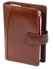 Týdenní organizér A6 Elegant hnědý