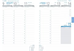 Týdenní diář B5 Klasik modrý