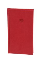 Záznamník A6 červený