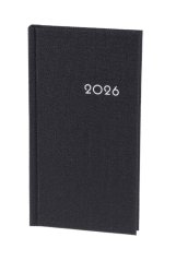 Týdenní kapesní diář A6 Nomad černý