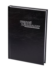 Denní záznamy A5 UNI černé