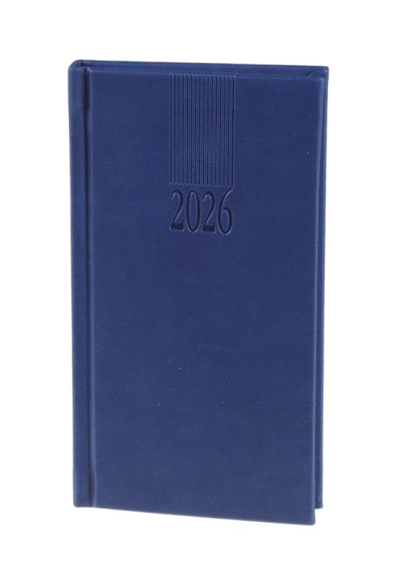 Týdenní kapesní diář A6 Vivella modrý