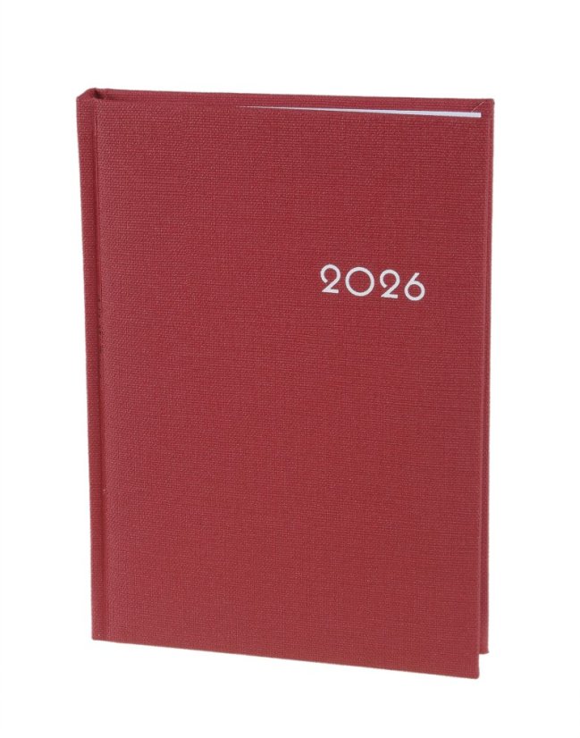 Týdenní diář A5 Nomad červený