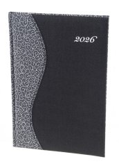 Týdenní diář B5 Sigma černý/černobílý