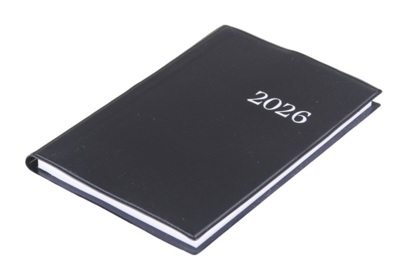 Minidiář 2/2 černý