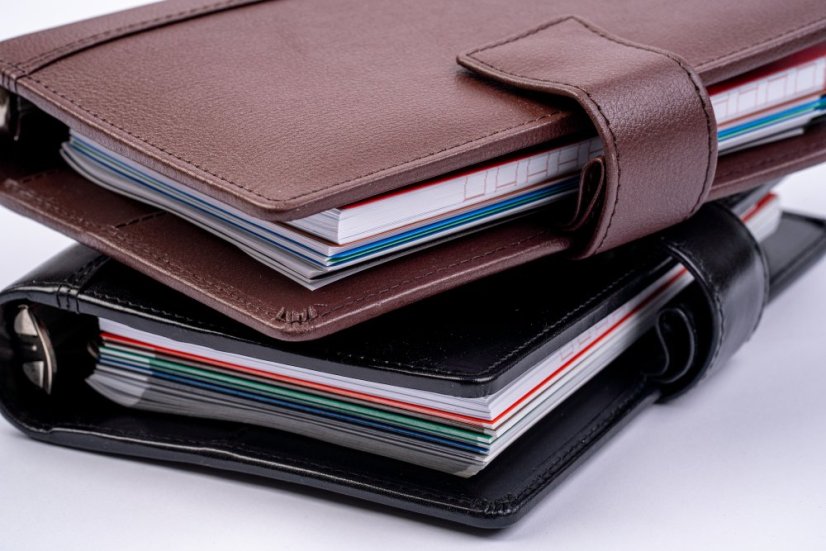 Týdenní organizér A7 Elegant červený