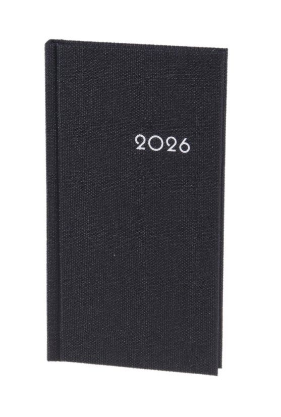 Týdenní kapesní diář A6 Nomad černý