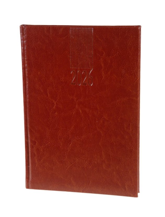 Týdenní diář B5 Nebraska cognac