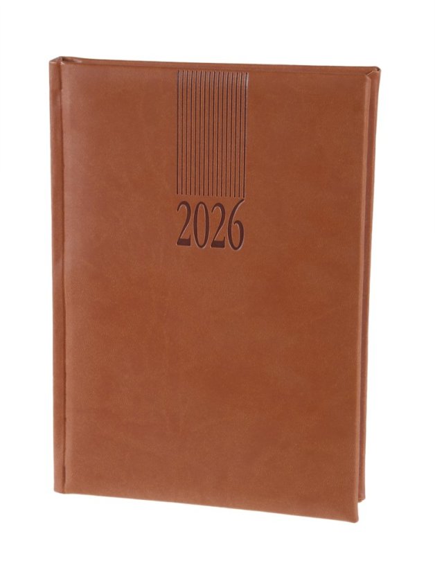 Týdenní diář B5 Vivella hnědý