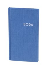 Týdenní kapesní diář A6 Nomad modrý