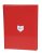 Týdenní diář kroužkový 723 červený