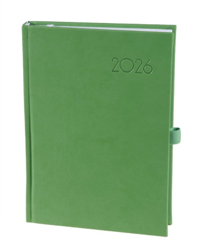 Denní diář A5 Color zelený