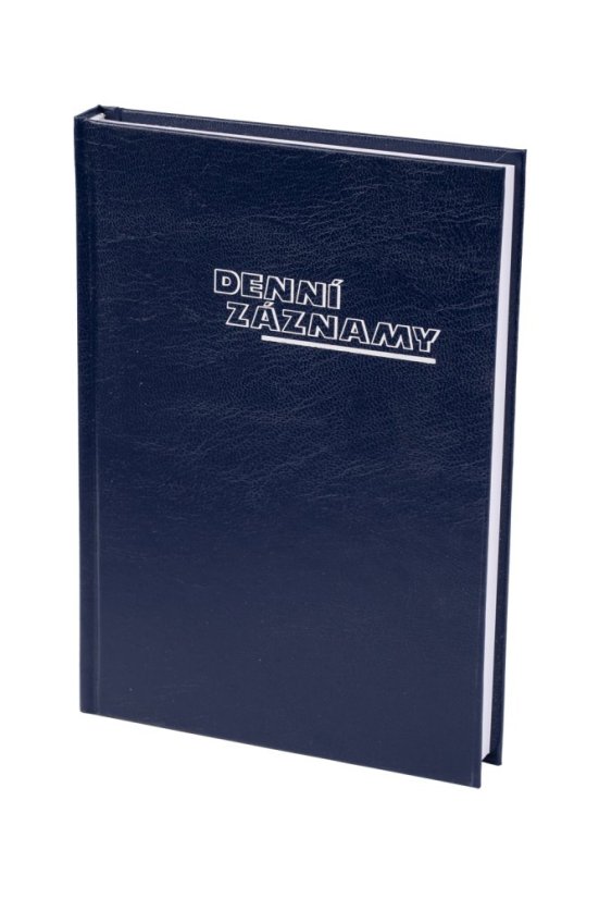 Denní záznamy A5 UNI modré